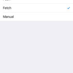 Change accounts to Fetch