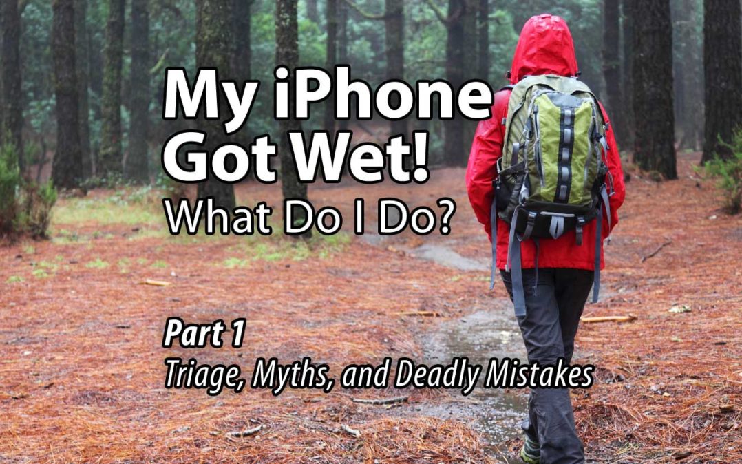 My iPhone Got Wet. What Do I Do? Don't Use Rice!