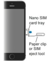 بطاقة SIM الخاصة بإخراج iPhone-إصلاح الايفون iPhone نتيجة سقوطة في الماء