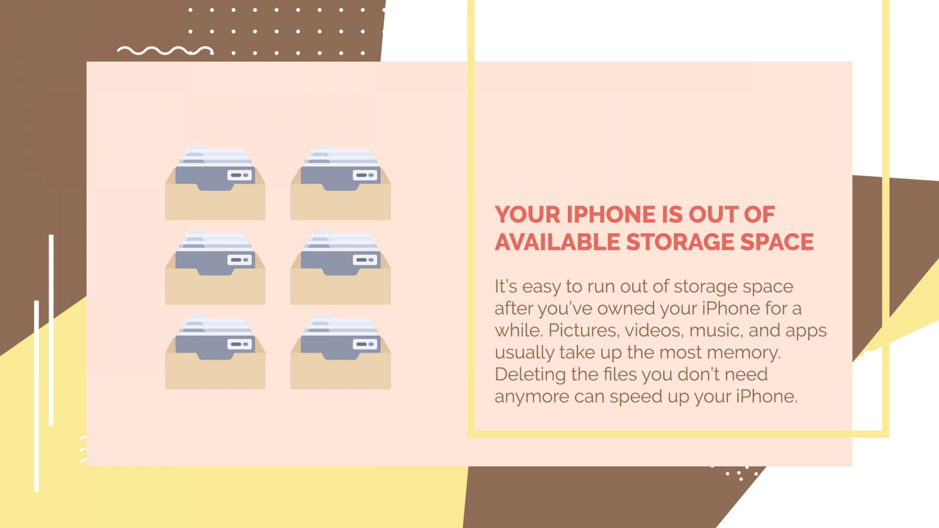 no available storage for iphone