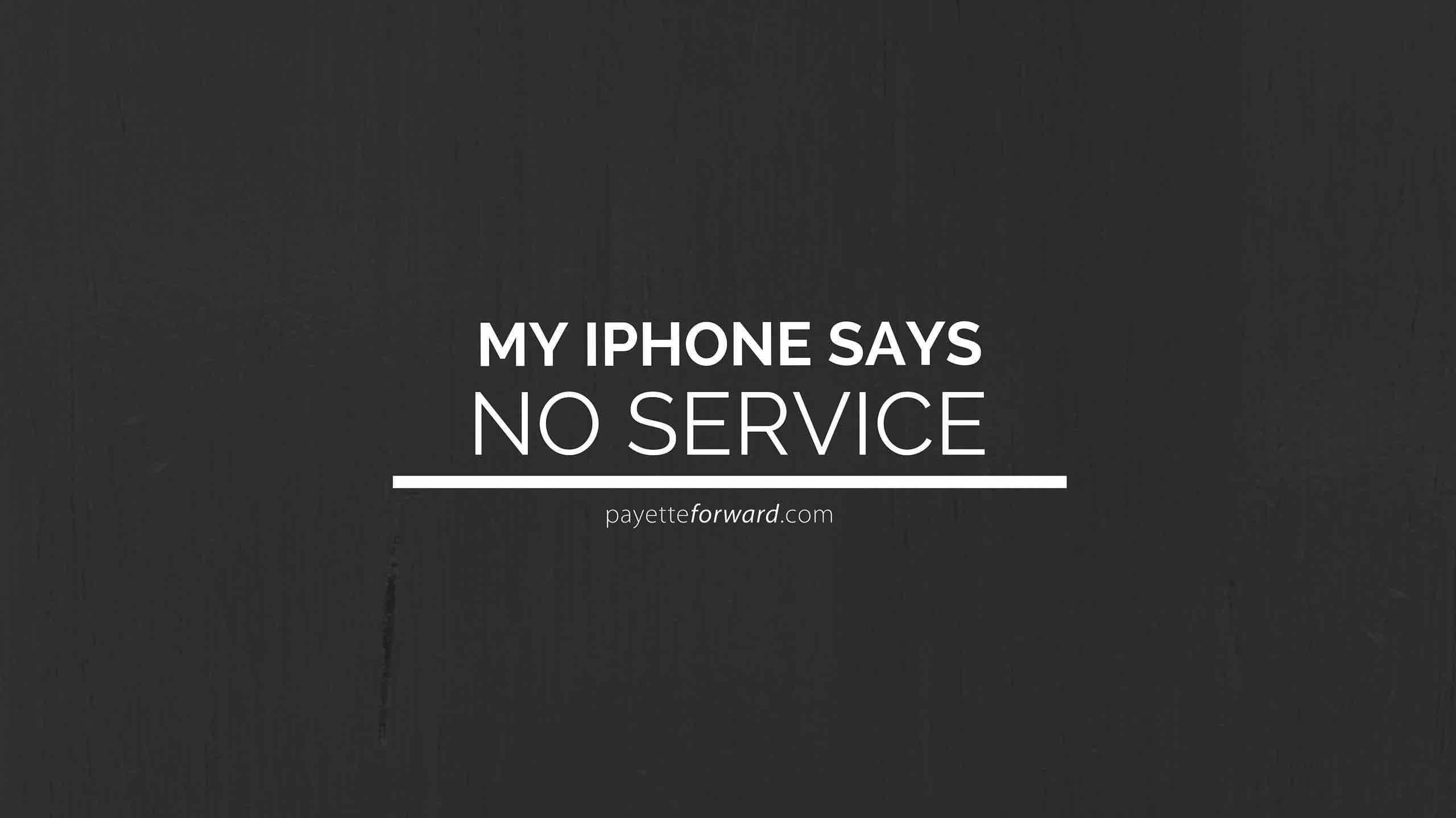 My iPhone Says No Service. Here's The Real Fix!