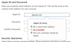 Apple ID Must Be Available