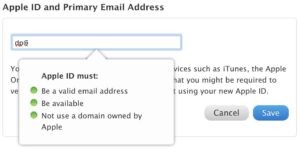 Change Apple ID Email Address