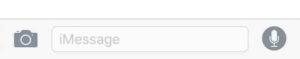 imessage text box