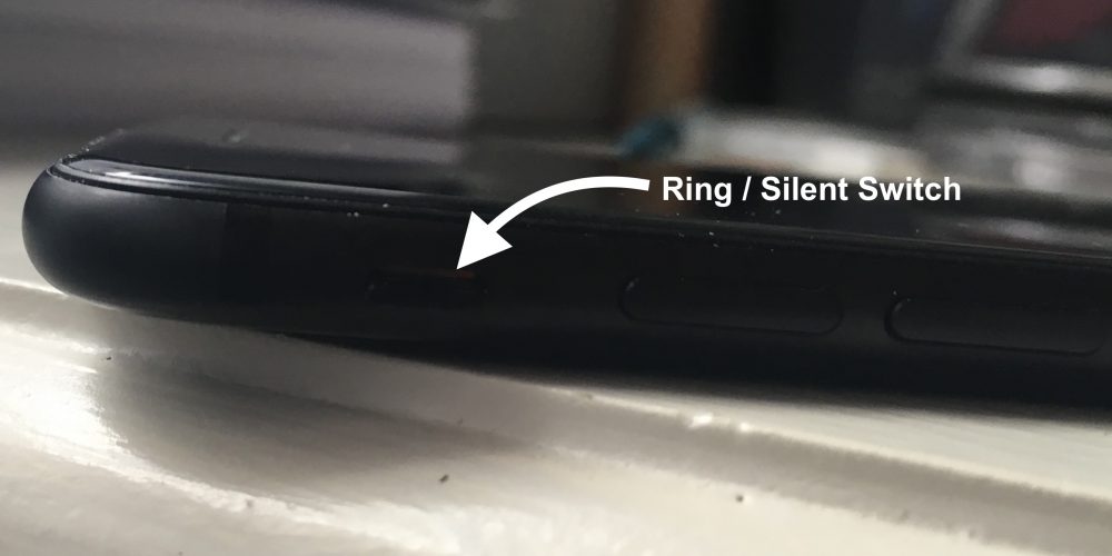 sonido interruptor modo silencioso en iphone 7