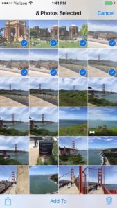 delete photos camera roll