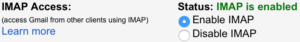 Gmail IMAP Access