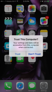 Trust This Computer iPhone