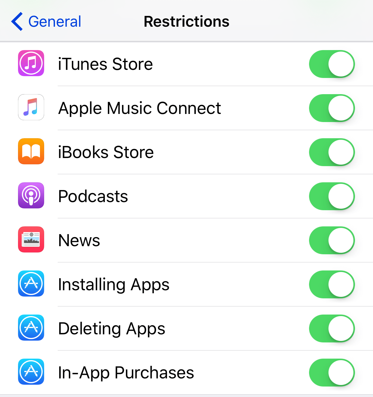 In-App Purchases Screenshot