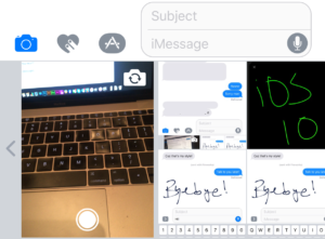 How to send photos in iOS 10 Messages app.