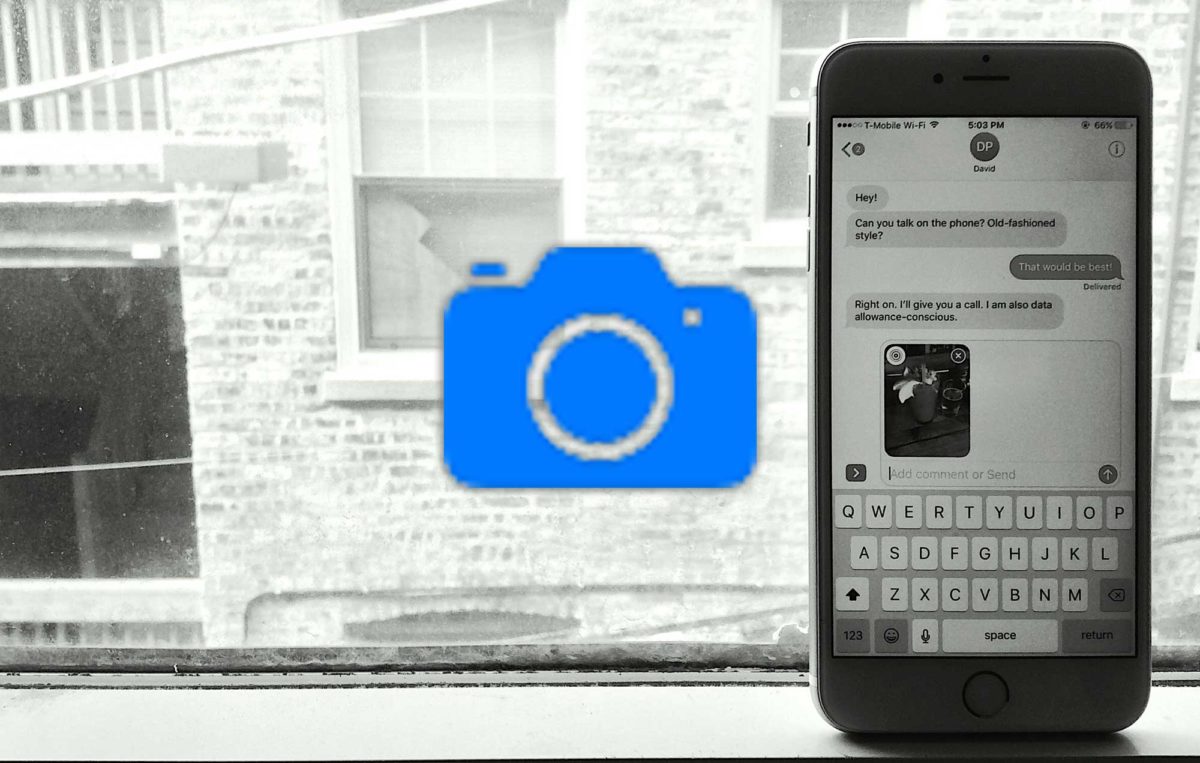 how do i send an email from my iphone with pictures