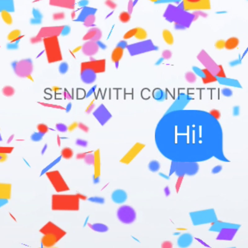 Why Are Colorful Confetti Boxes In The Messages App On My iPhone?