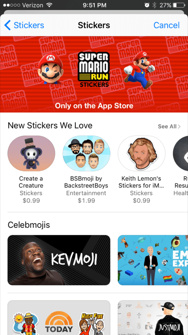 ios 16 sticker iphone x