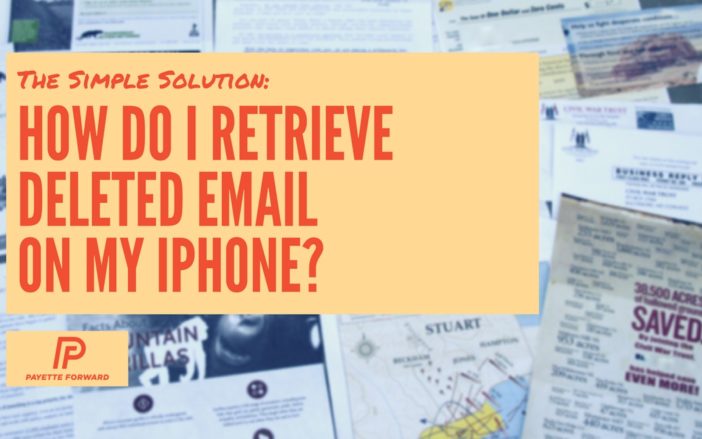 How Do I Retrieve Deleted Email On My iPhone?