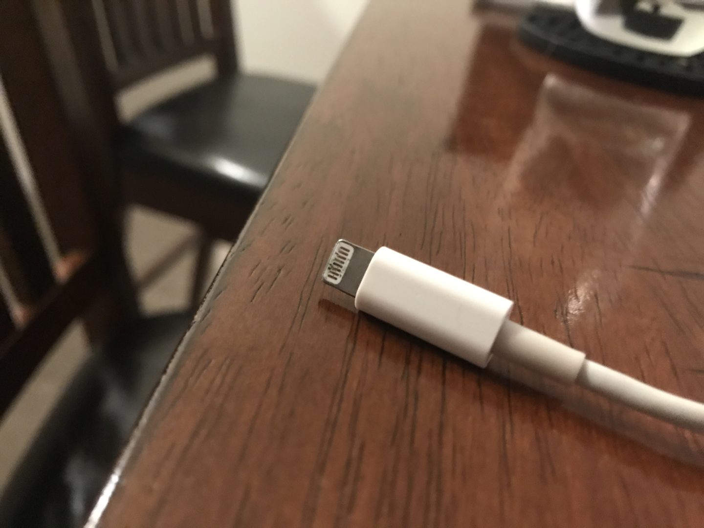 Lightning cable damage