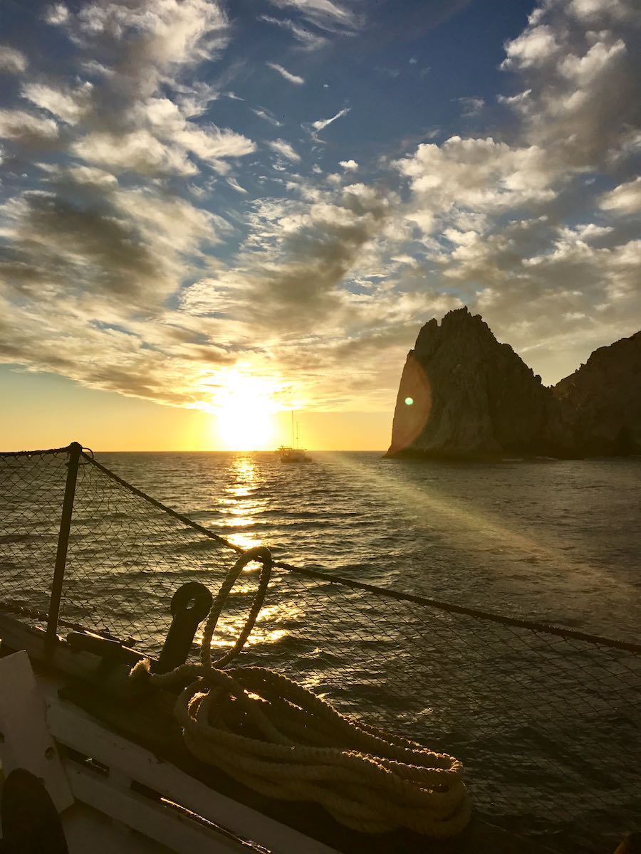 Sunset From Pirate Ship At CaboPress