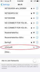 Choose secure wi-fi networks