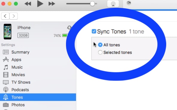 sync tones