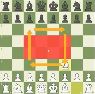 8 most critical squares on chess board