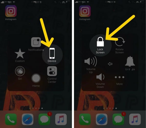 how to lock screen with broken power button
