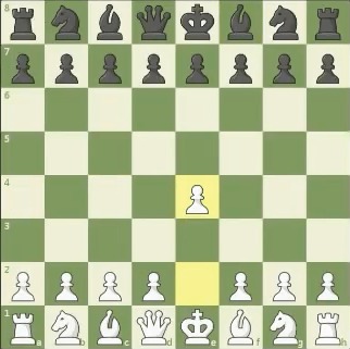 e4 most common move in chess