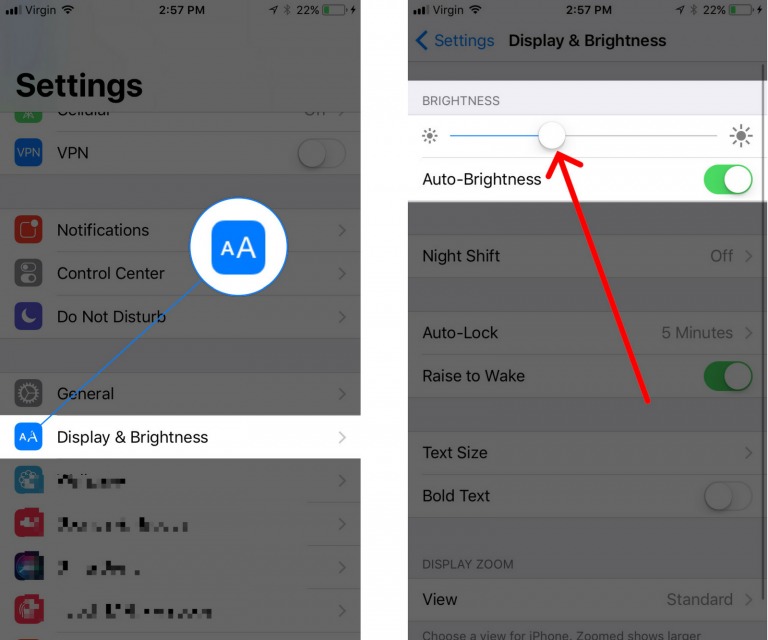 iPhone Screen Tip How To Make The iPhone Display Darker!