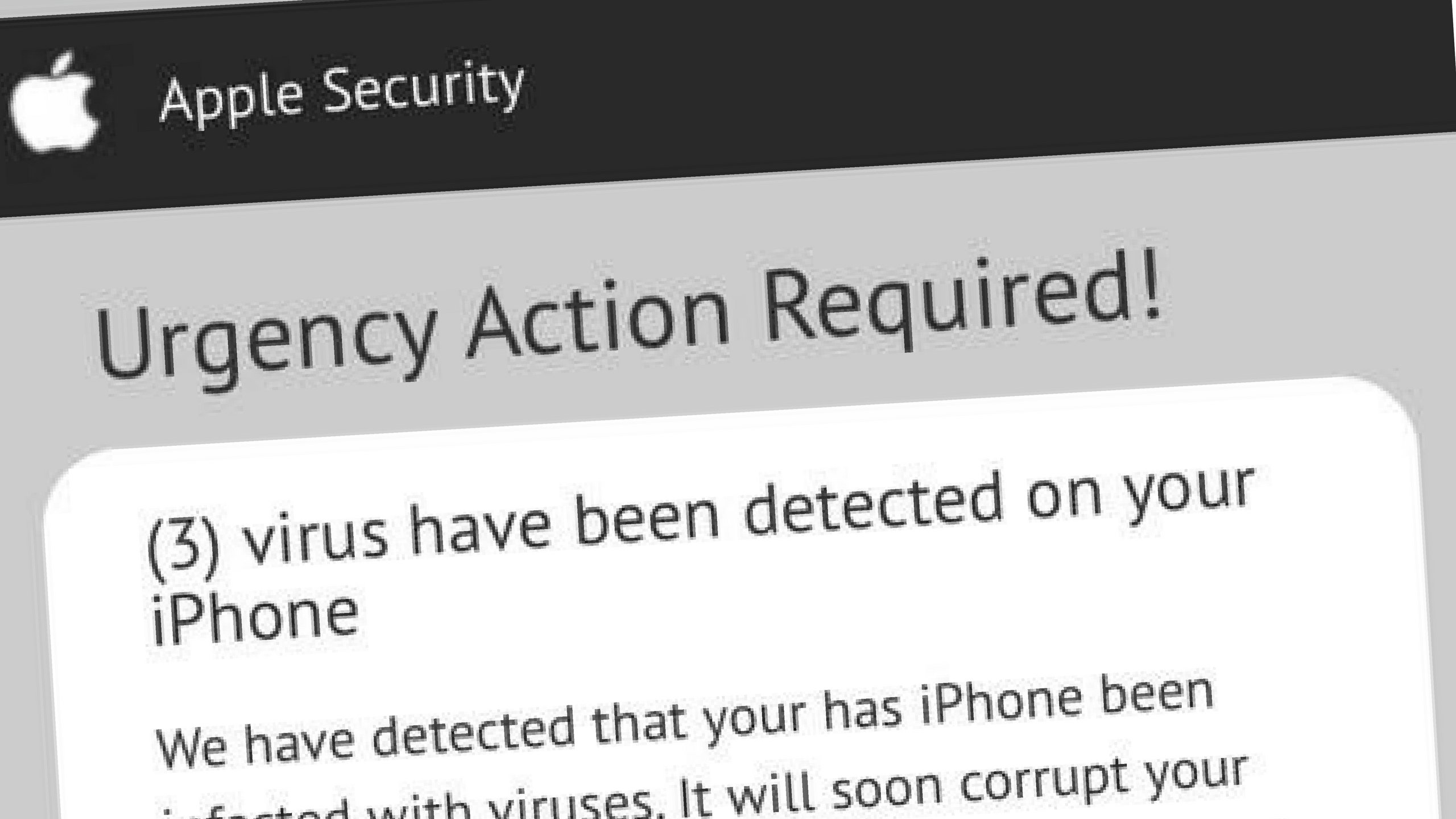 malware - iPhone Trojan Attack Warning - Ask Different