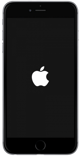 iphone atascado en el logo de apple