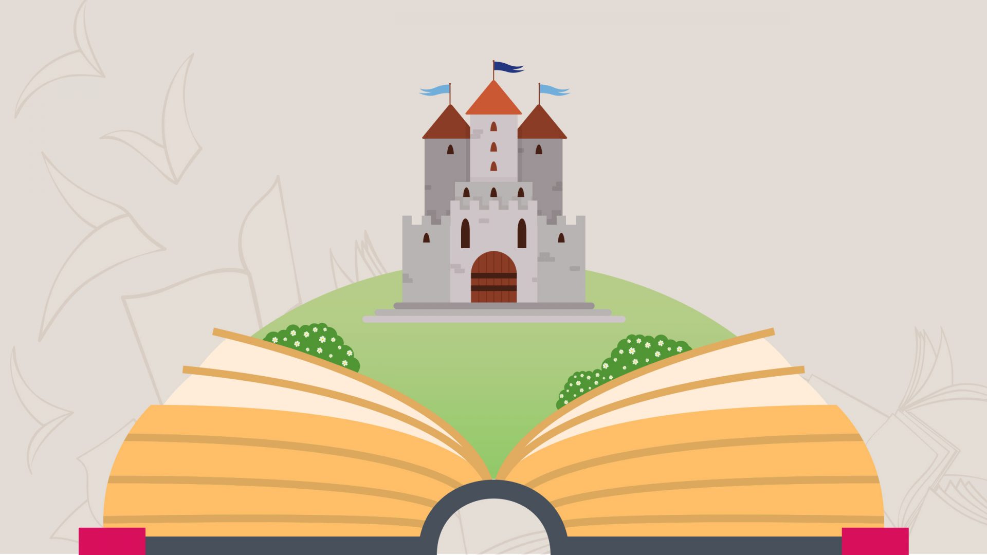 castle on book