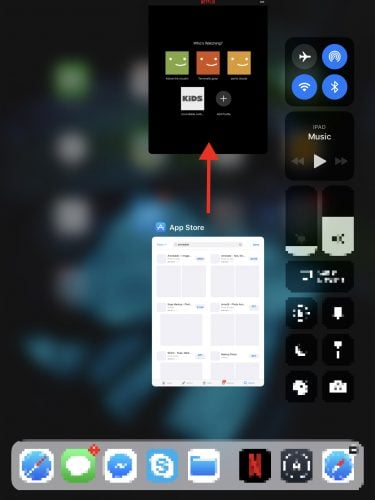 close netflix on ipad