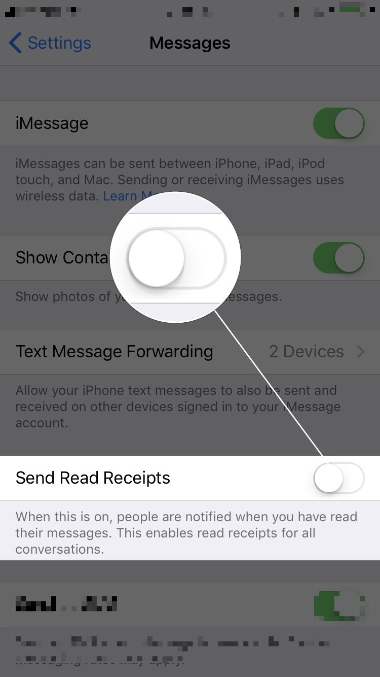 read receipts iphone specific contacts read receipts iphone specific contacts