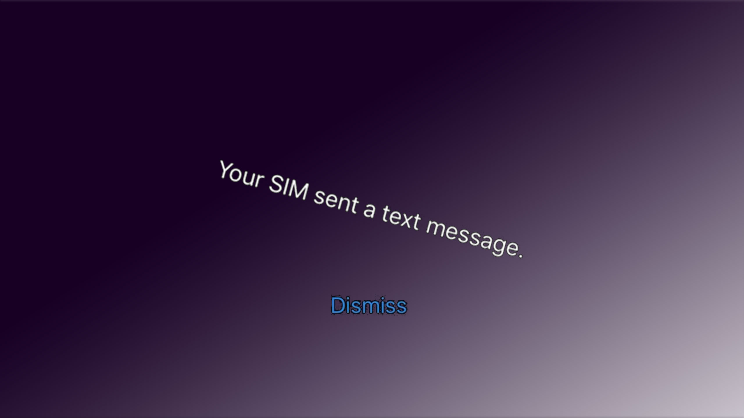 iPhone Says "Your SIM sent a text message"? Here