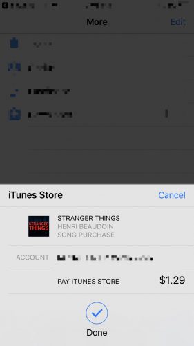 confirm ringtone purchase