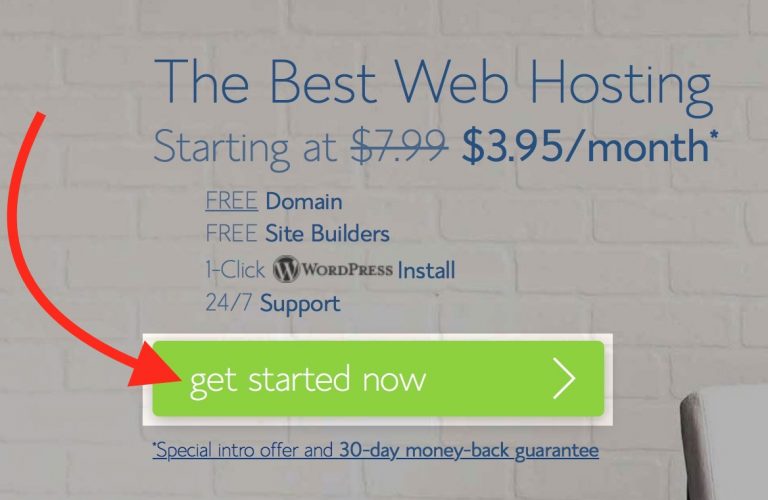 get started now bluehost