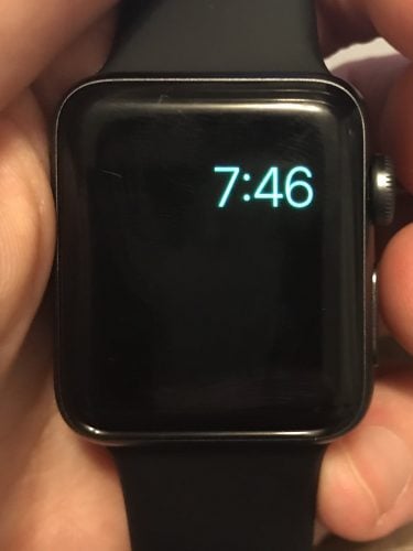 apple watch en modo de ahorro de energía