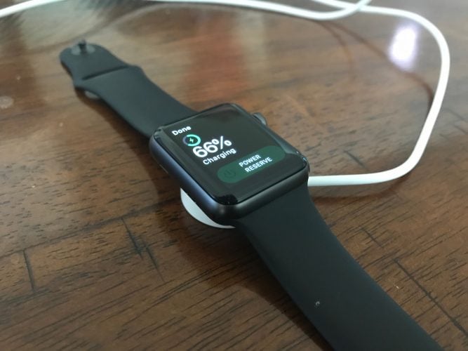 how to charge apple watch