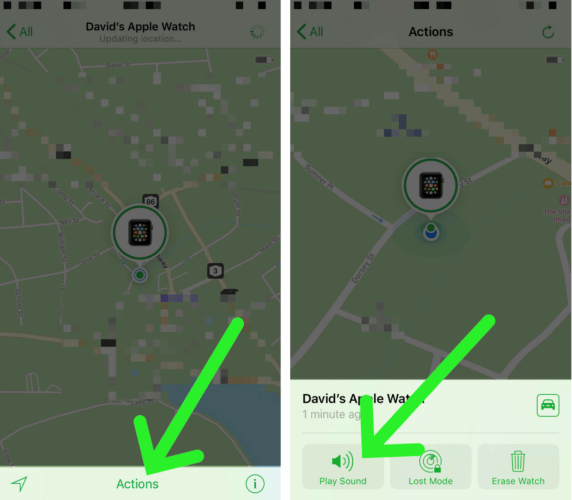 play sound find my apple watch