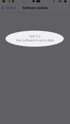 11.2 software up to date