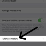 view app store purchase history