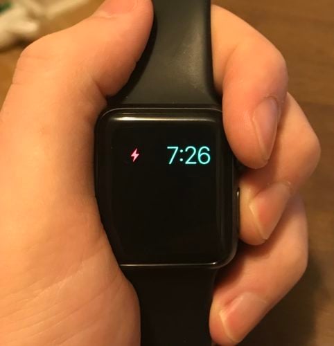 Apple Watch reserva de energía batería baja