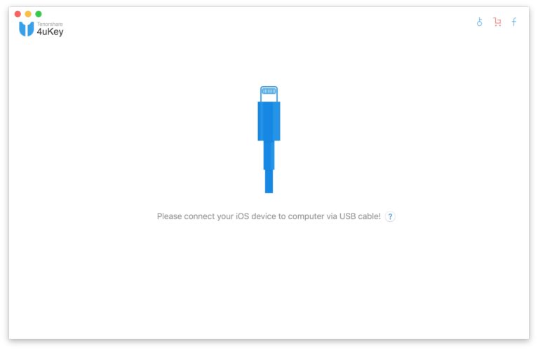 Please connect your iOS device to computer