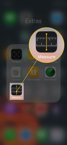 measure app on iphone