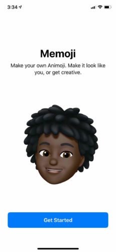 get started memoji