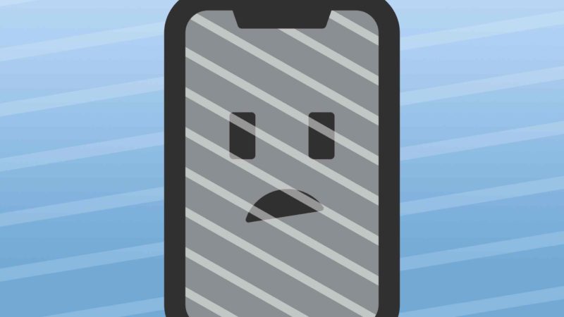 blinking light on iphone screen
