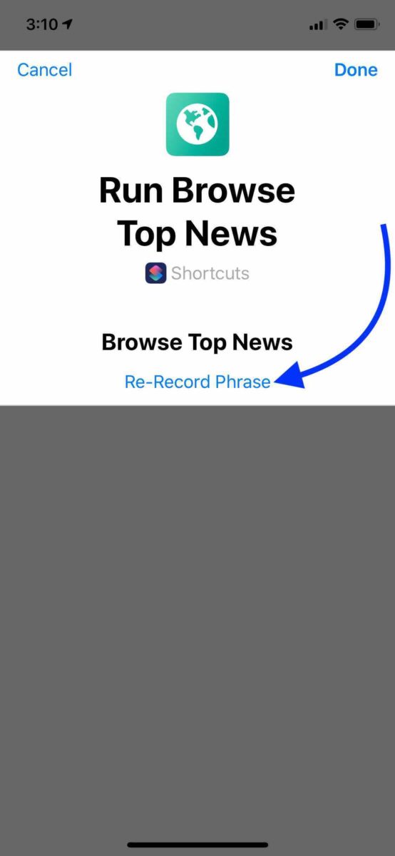 just press record app siri