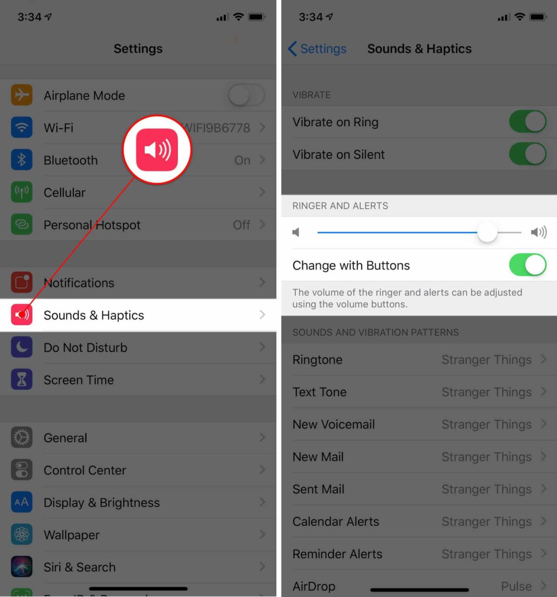Iphone ringer volume keeps going down