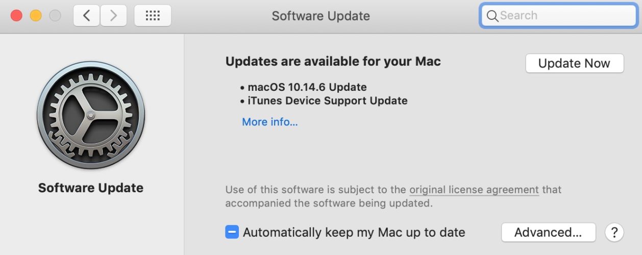 actualizar mac