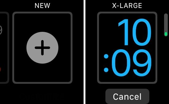 add new native apple watch face