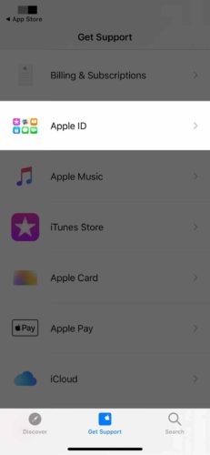 get support apple support app