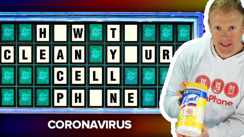 how to disinfect clean phone coronavirus